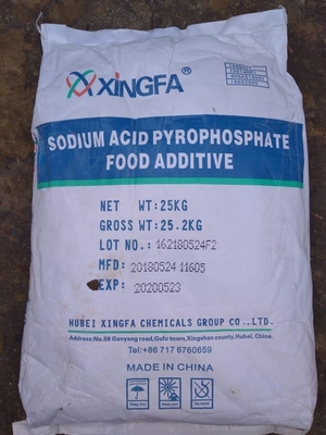 Polvo blanco del pirofosfato ácido del sodio de CAS 7758-16-9 SAPP