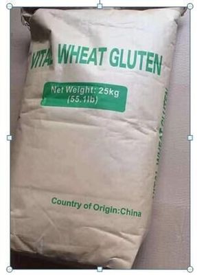 Polvo del almidón de la categoría alimenticia de BRC, Vital Wheat Gluten superior amarillo claro