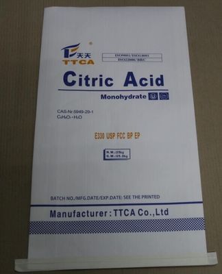 Soluble en agua 25mesas de ácido cítrico monohidrato en polvo de grado alimenticio