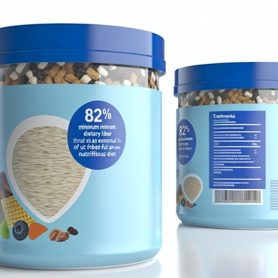 82% min. Fibra dietética El ingrediente esencial para una dieta libre de grasa y nutritiva