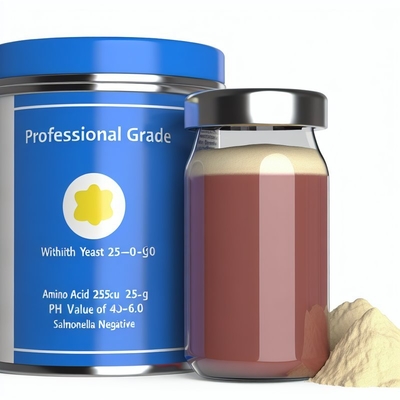 Polvo de aminoácidos con pH 4.0-6.0 y levadura 25 UFC/g Máx. Salmonella Negativo Grado Profesional